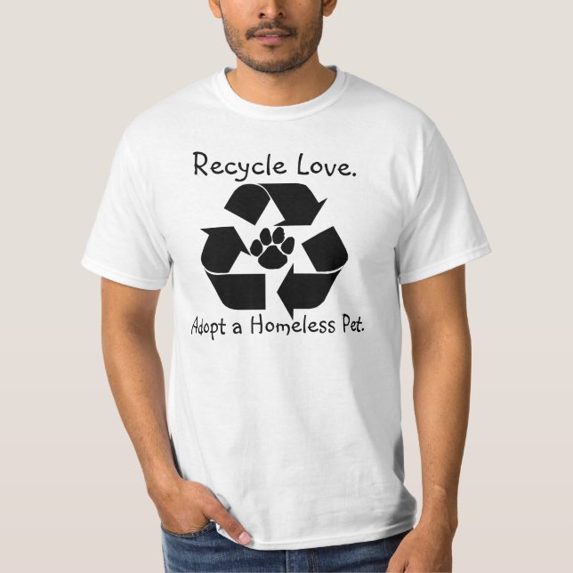 Recicle la camiseta del amor (Anverso)