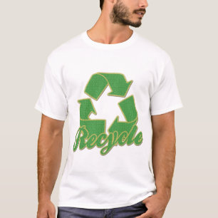 Recicle la camiseta del logotipo
