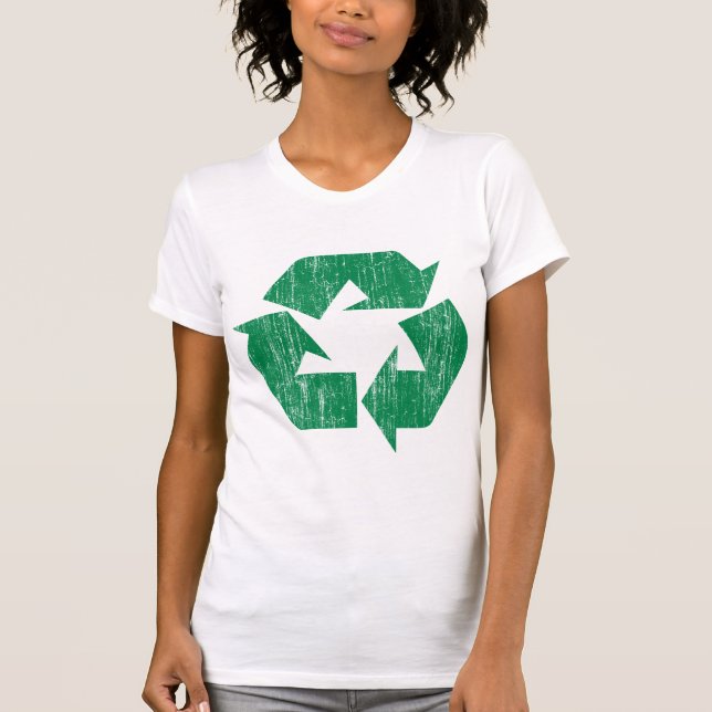 Recicle las camisetas para el Día de la Tierra (Anverso)