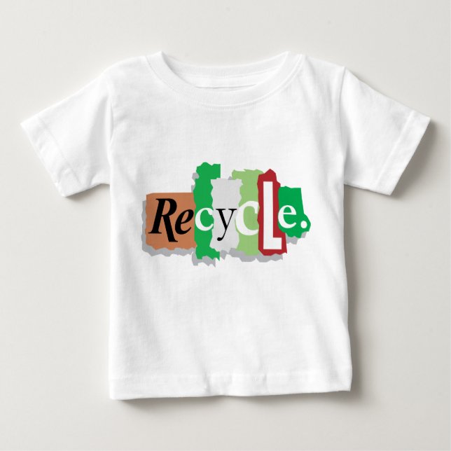 Recicle para la camiseta del regalo de la tierra (Anverso)