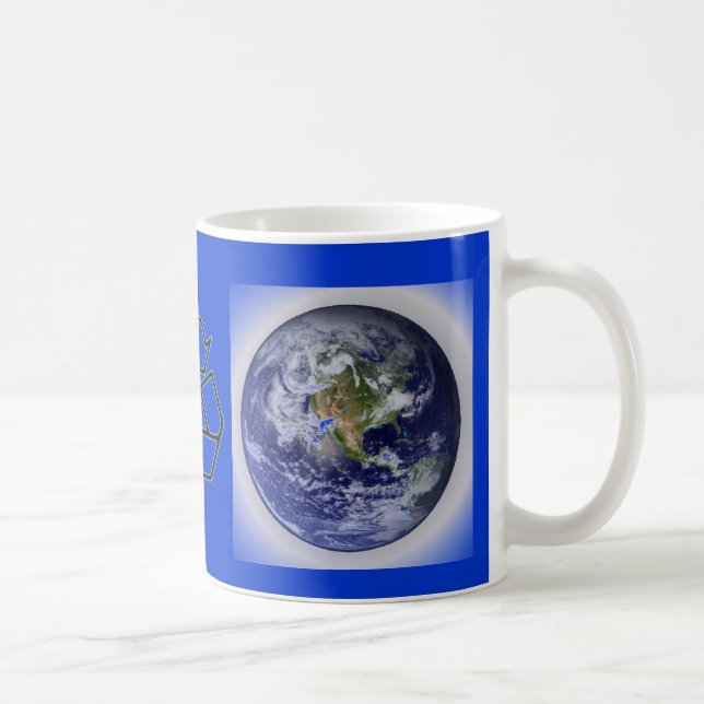 Recicle para la taza de la tierra (Derecha)