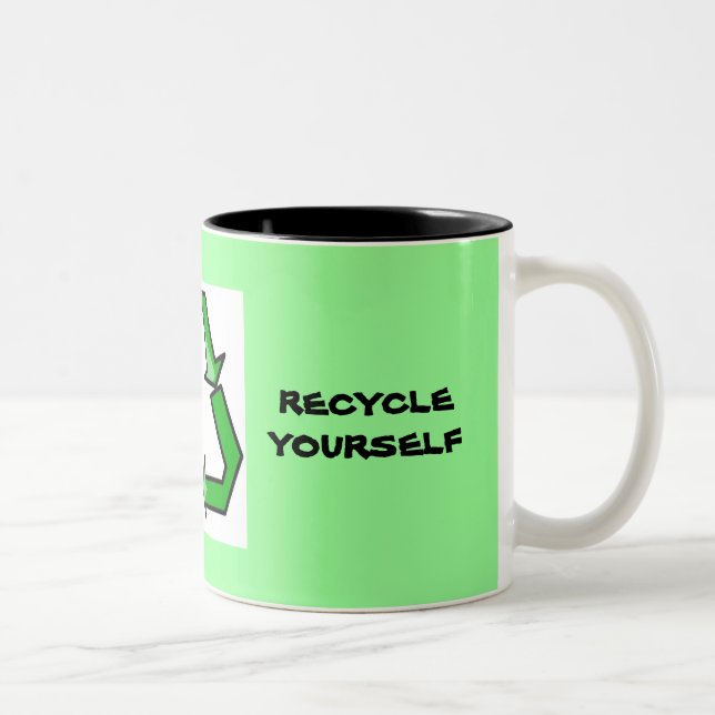 Recíclese taza (Derecha)