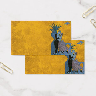 Recién casados Art Déco Vintage, baile de bodas de