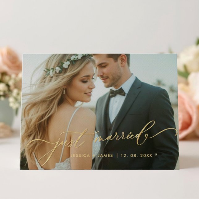 Recién Casados Foto de Boda Anuncio Plegado (Subido por el creador)