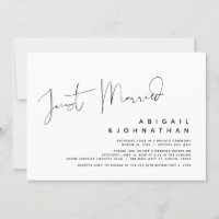 Recién Casados, Invitación de Boda para Fiesta de 