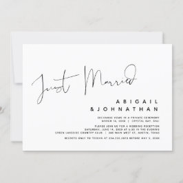 Recién Casados, Invitación de Boda para Fiesta de 