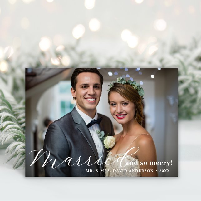 Recién casados y mucho más primera foto de Navidad (Subido por el creador)