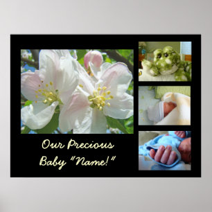 Recién nacido Foto Arte Imprimir regalos Nuestro P