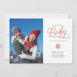 Recién nacido Navidades divertidos Invitación de e
