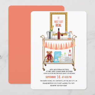 Recién Recibió Una Invitación Real De Baby Shower
