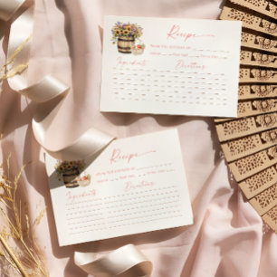 Recién Salido Del Mercado Tarjeta De Receta De Duc