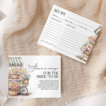 Recién Salido Del Mercado Tarjeta De Receta De Duc