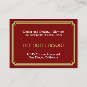 Recinto retro de la recepción nupcial del art déco