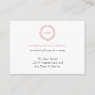 Recinto rosado polvoriento de la recepción nupcial