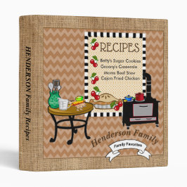 Recipante personalizado de Burlap del país