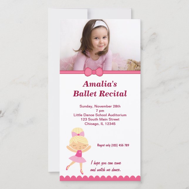 Recital de ballet (Anverso)