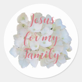 Reclamo a Jesús sobre la familia Pegatina redonda