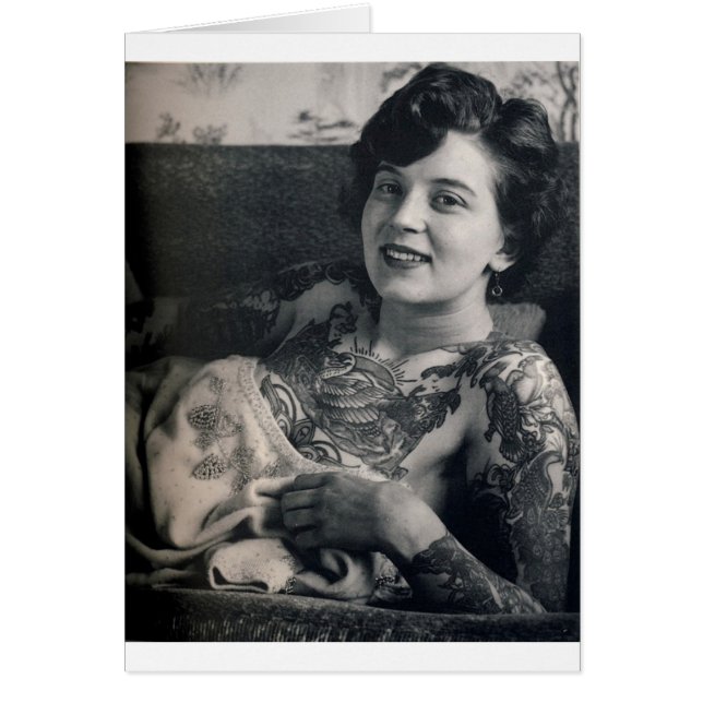 Reclinando a Tattooed Lady (Frente)