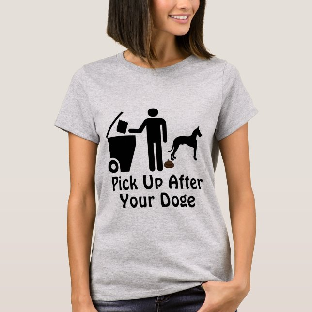 Recoge Después De Tu Camiseta Doge (Anverso)