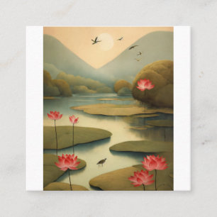 Recogida de tarjetas de felicitación elegantes de