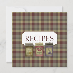 Recogida de tarjetas de intercambio de recetas por