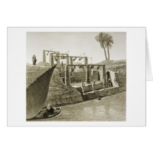 Recolección de agua del Nilo, placa 6 de Volúmenes