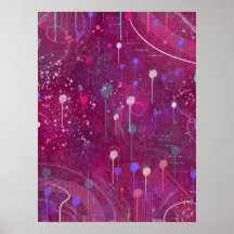 Recolección de bayas cósmicas: Arte abstracto