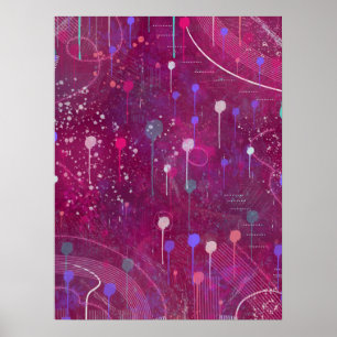 Recolección de bayas cósmicas: Arte abstracto