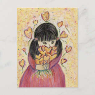 Recolección de corazones de amor Nota de arte Pers