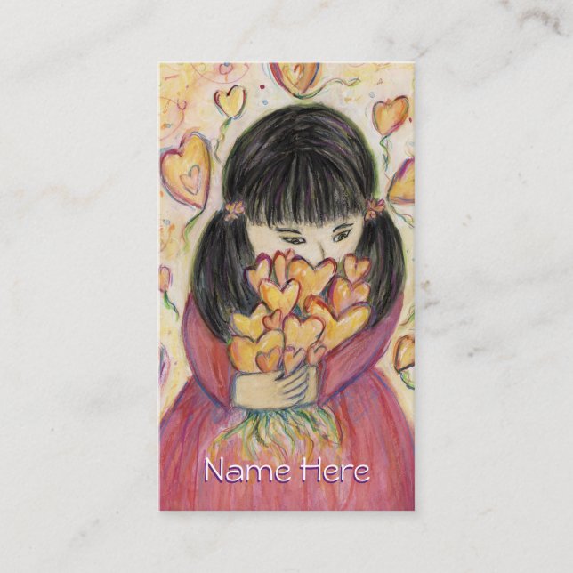 Recolección de Corazones de Amor Tarjetas de Negoc (Anverso)