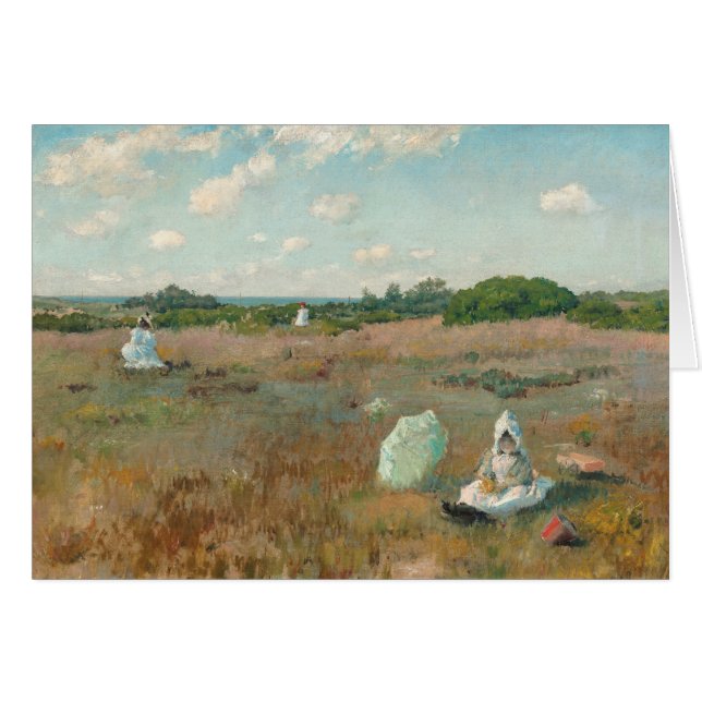 Recolectando las flores del otoño, 1894-5 (aceite (Anverso (Horizontal))
