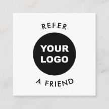 Blanco Simple Añadir su tarjeta de referencia de c