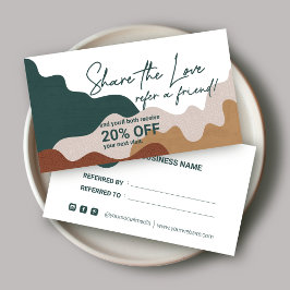 Recomendación Compartir el diseño de la tarjeta de referencia de