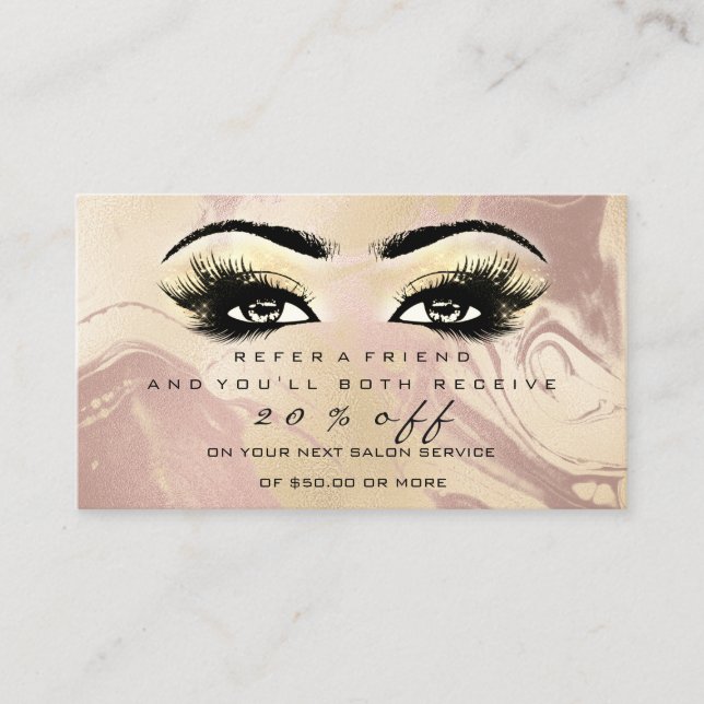 Recomendación Extensión de latigazos de Mármol de la tarjeta de  (Anverso)