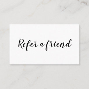 Recomendación La tipografía simple refiere una tarjeta de la