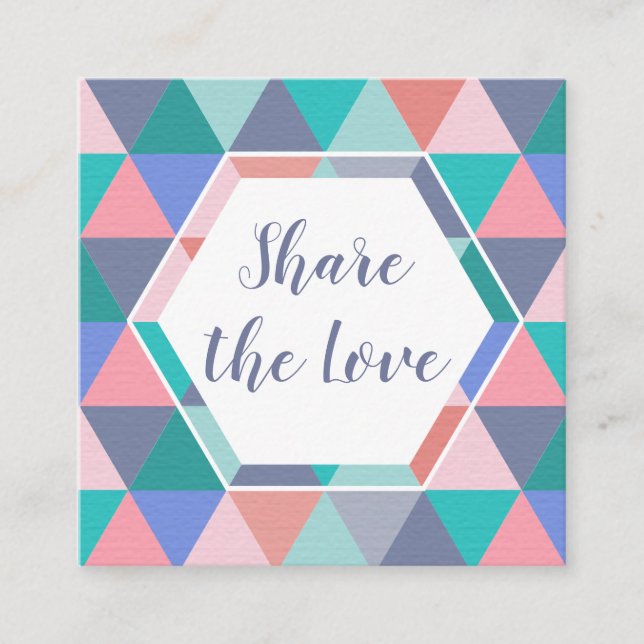 Recomendación Refiera una tarjeta del triángulo del cliente de (Anverso)