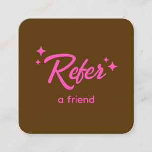 Recomendación Retro Refiérase a una Tarjeta de Referencia de Ami