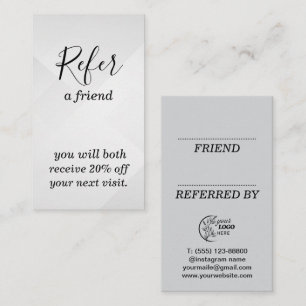 Recomendación Tarjeta de Referencia