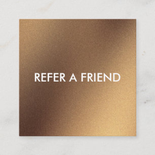 Recomendación Tarjeta de Referencia de Amigo de Lujo Moderno par