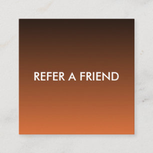Recomendación Tarjeta de Referencia de Amigo de Lujo Moderno par