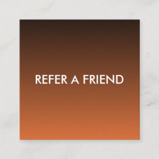 Recomendación Tarjeta de Referencia de Amigo de Lujo Moderno par