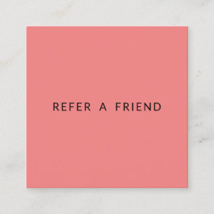 Recomendación Tarjeta de Referencia de Bienes Raíces Coral Minim