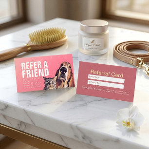 Recomendación Tarjeta de Referencia de Cuidado de Mascotas, Sent
