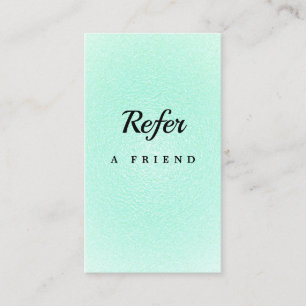 Recomendación Tarjeta de Referencia de Elegant Salon & Spa