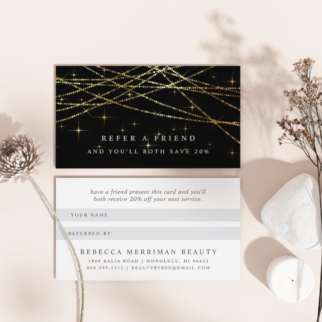 Recomendación Tarjeta de referencia de Garland dorado (Subido por el creador)