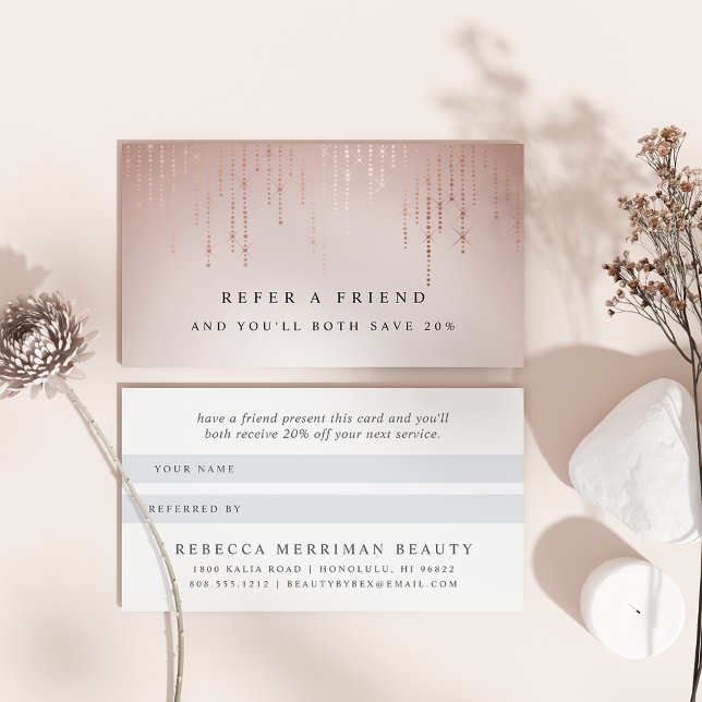 Recomendación Tarjeta de referencia de lluvia Rubor (Subido por el creador)