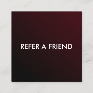 Recomendación Tarjeta de Referencia de Lujo Moderno para Salón y