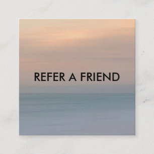 Recomendación Tarjeta de Referencia de Lujo Moderno para Salón y