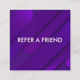 Recomendación Tarjeta de Referencia de Lujo Moderno para Salón y