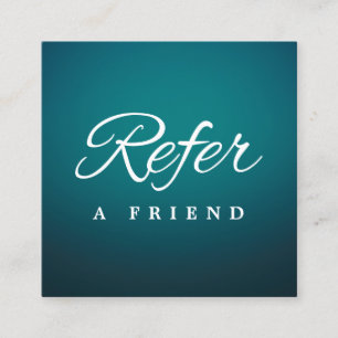 Recomendación Tarjeta de Referencia de Negocio Minimalista